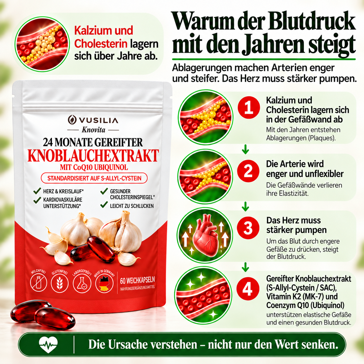 Vusilia Knovita - 24 Monate gereifter Knoblauchextrakt